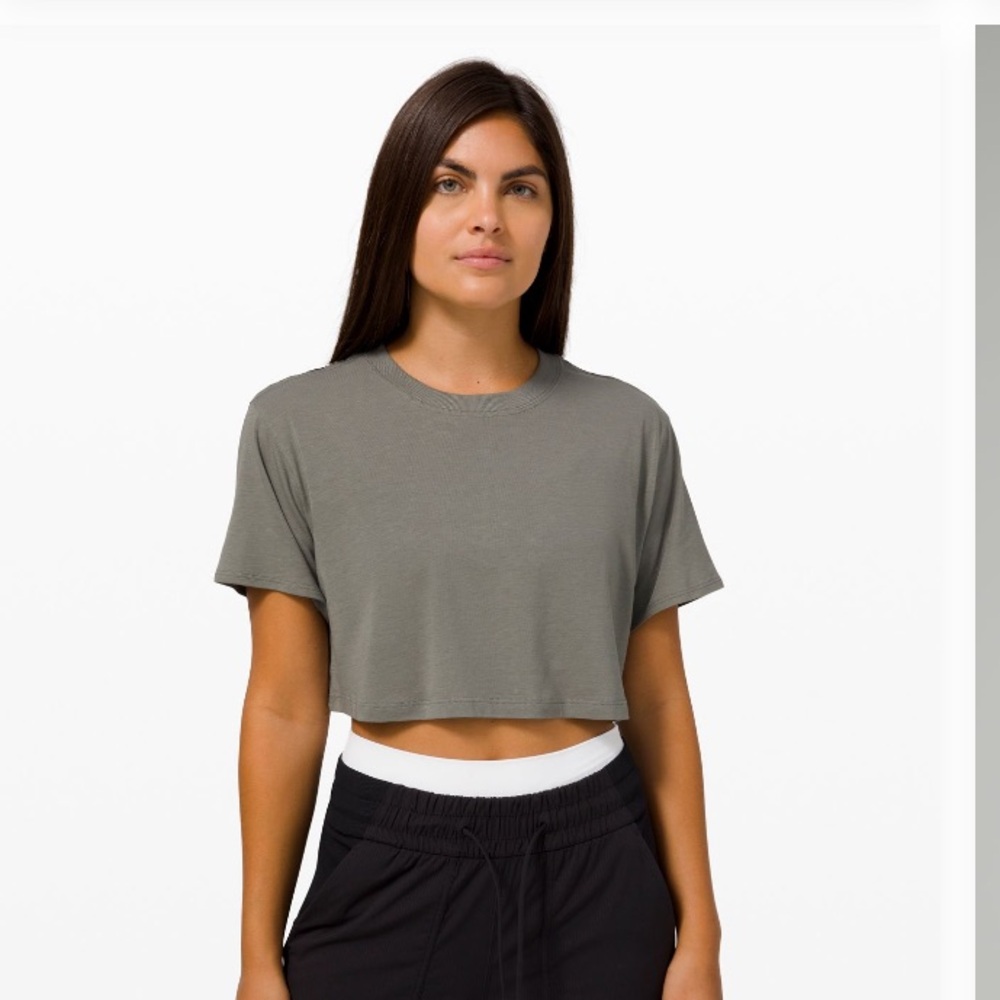 Lululemon Athletica All Yours Tee (Grey Sage)